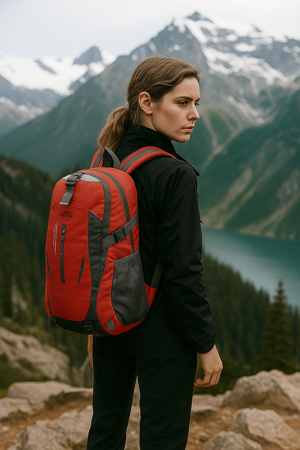 Unisex wasserdichter Outdoor-Reiserucksack mit mehreren Fächern