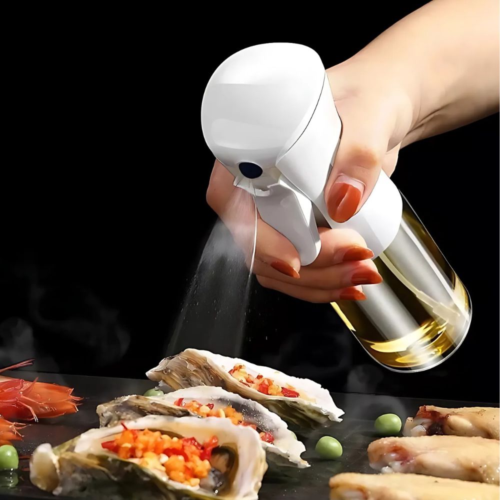 Glas-Ölsprühflasche für präzises Dosieren beim Kochen