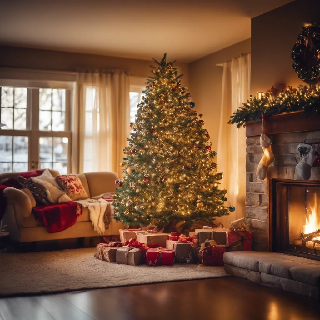 Magische Weihnachtsbaumbeleuchtung
