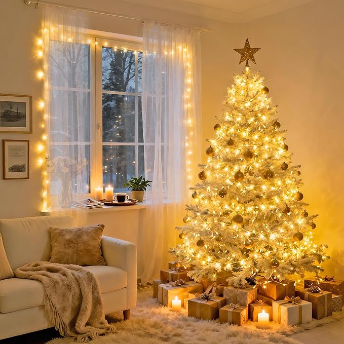 Magische Weihnachtsbaumbeleuchtung
