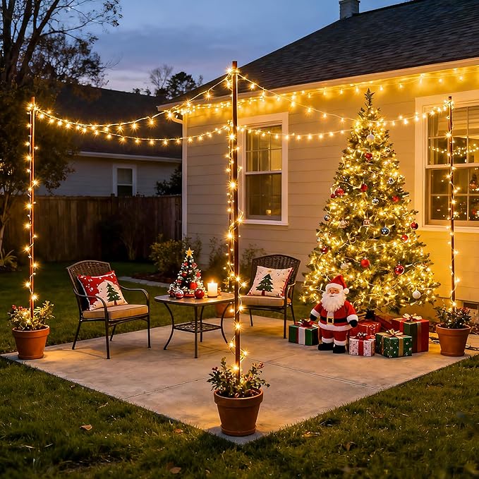 Magische Weihnachtsbaumbeleuchtung