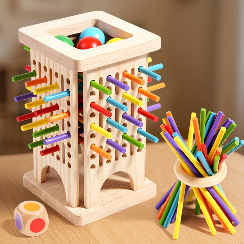 Zauberturm mit Stäbchen - Kinderspiel