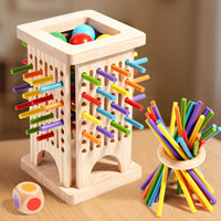 Zauberturm mit Stäbchen - Kinderspiel