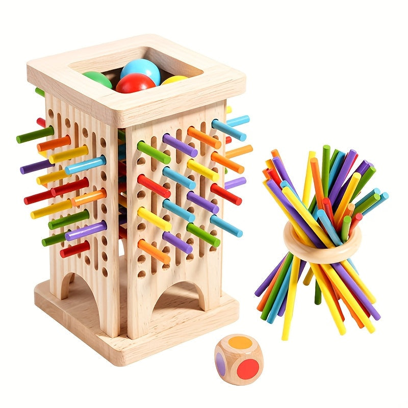 Zauberturm mit Stäbchen - Kinderspiel