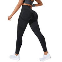 Nahtlose Trainingsleggings mit hoher Taille
