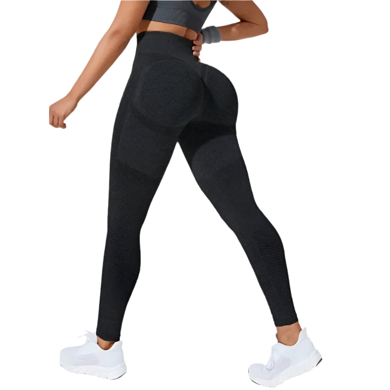 Nahtlose Trainingsleggings mit hoher Taille