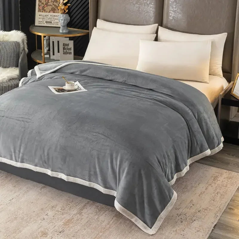 Dicke Kaschmirdecke für Bett und Sofa