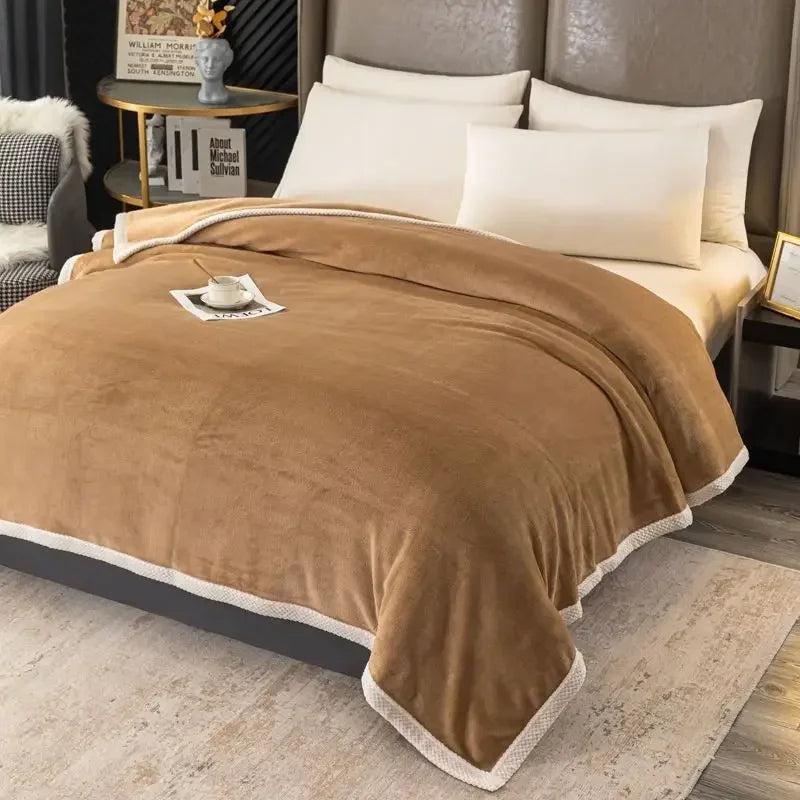 Dicke Kaschmirdecke für Bett und Sofa