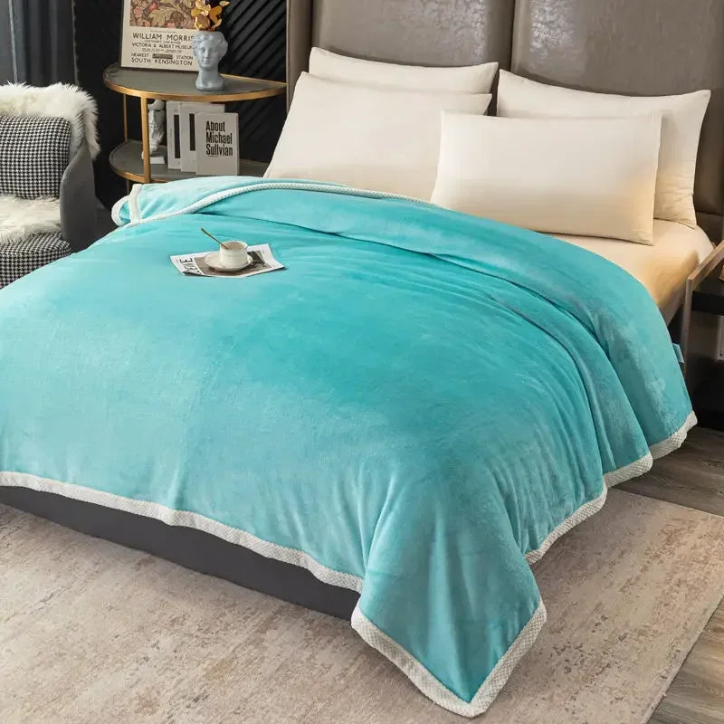 Dicke Kaschmirdecke für Bett und Sofa