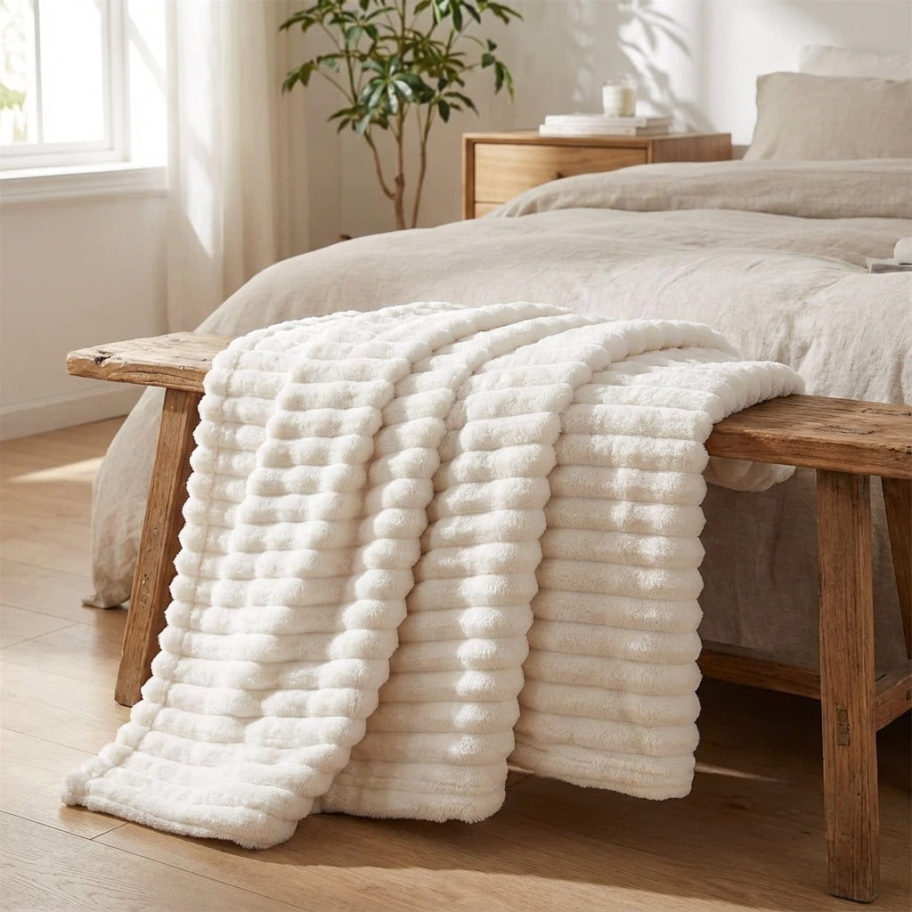 Dicke Plüschdecke