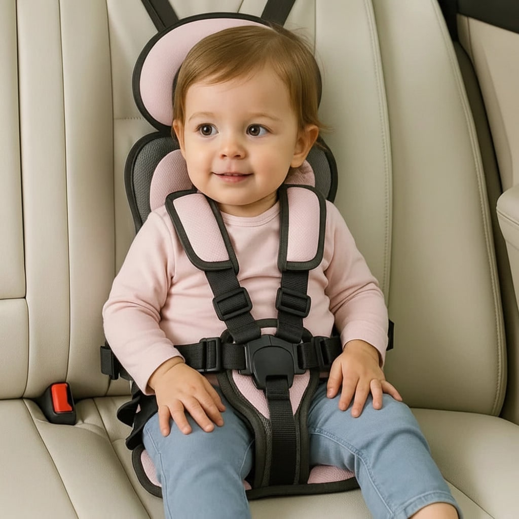 Verstellbarer Kinder-Reisesitz mit Sicherheitsgurt