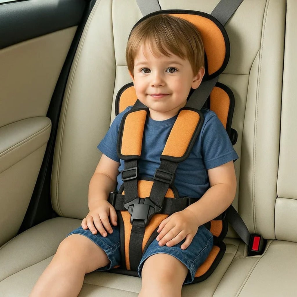 Verstellbarer Kinder-Reisesitz mit Sicherheitsgurt