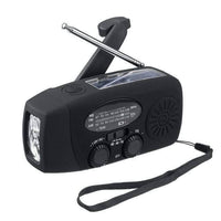 Notfall-Kurbelradio mit Taschenlampe und Powerbank