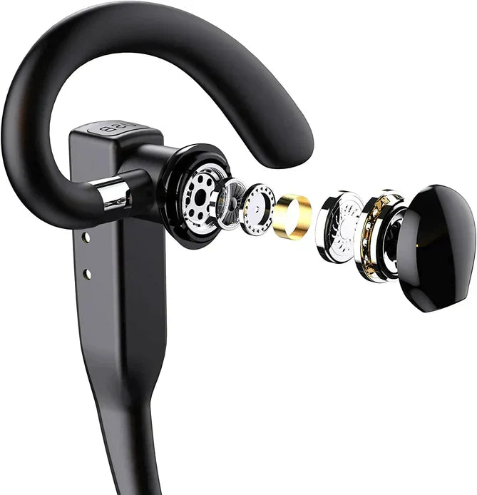 Kabelloses Bluetooth 5.1 Headset mit Doppelmikrofon und Geräuschunterdrückung für LKW-Fahrer