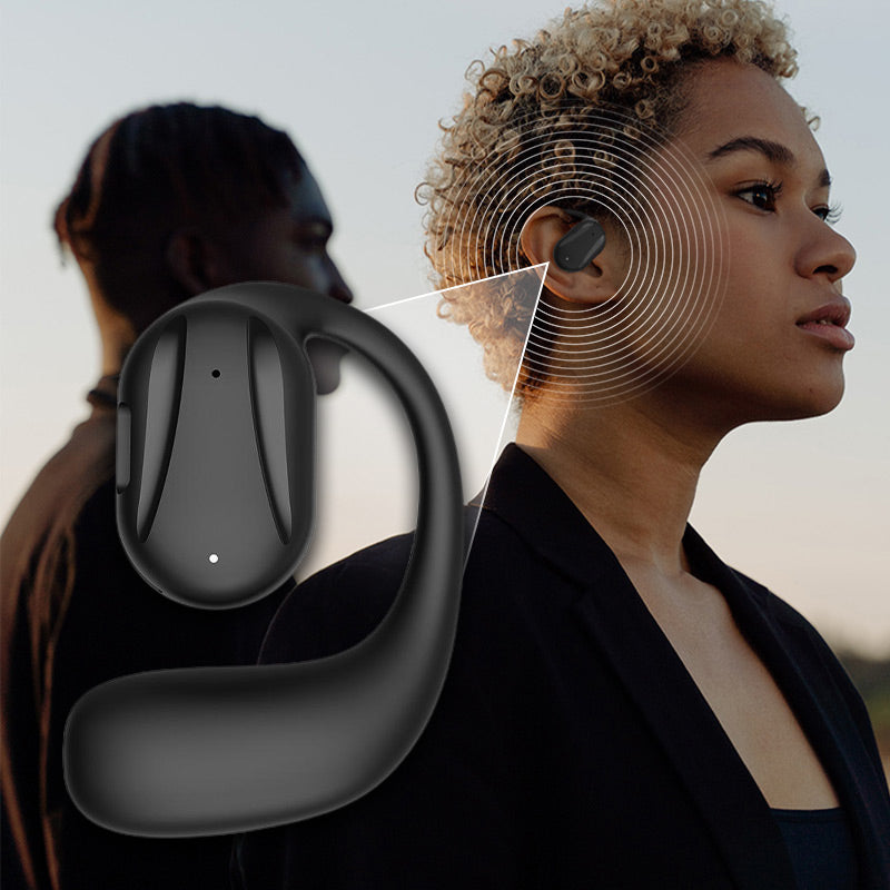 Kabelloser Bluetooth Knochenschall Kopfhörer für ein Ohr