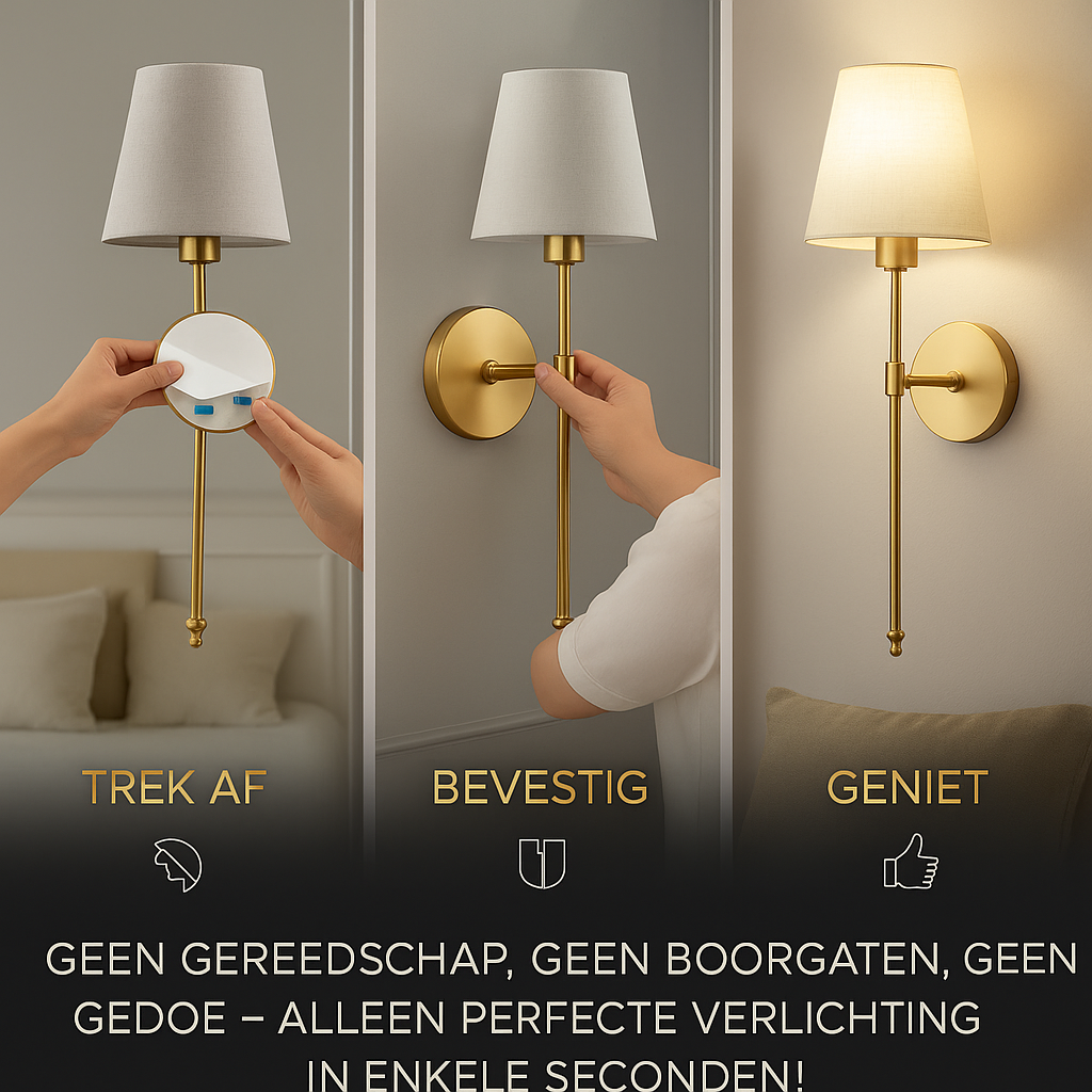 Kabelloses Wandleuchten-Set