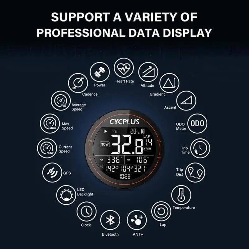 Kabelloser GPS-Fahrradcomputer