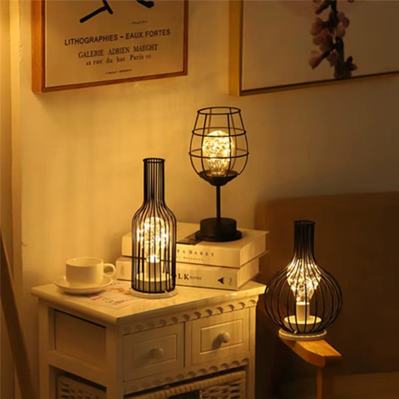 Kabelloses Stimmungsleuchten-Set – 3 einzigartige LED-Tischlampen mit Wein-Thema