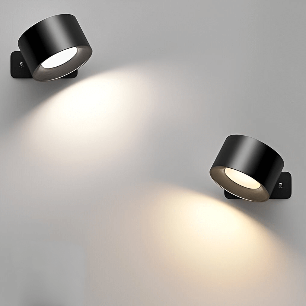 Kabellose LED-Wandleuchte mit 360°-Drehfunktion
