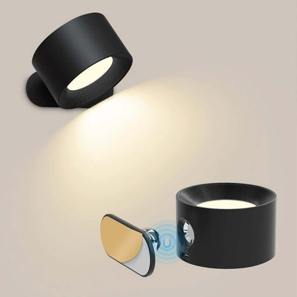 Kabellose LED-Wandleuchte mit 360°-Drehfunktion