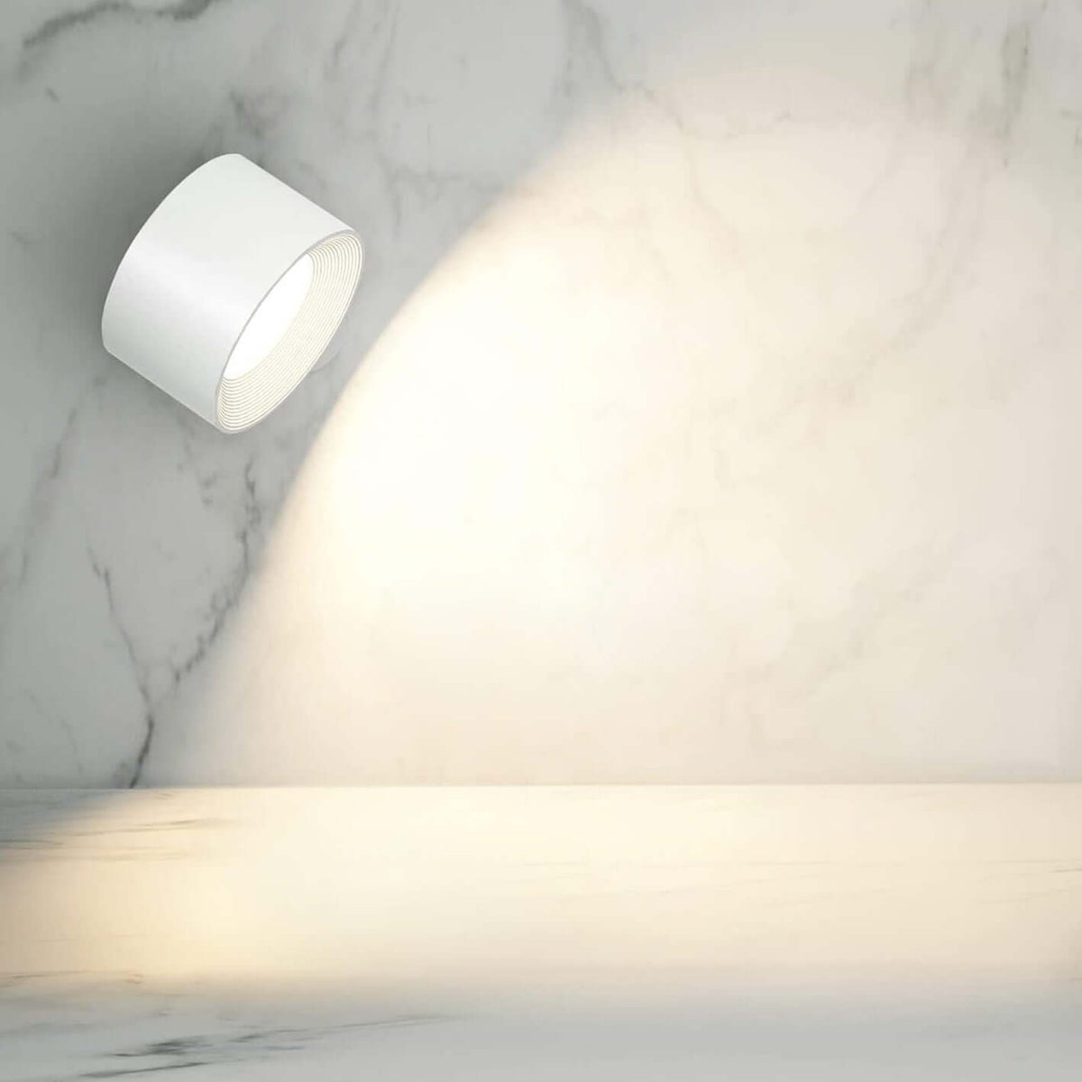 Kabellose LED-Wandleuchte mit 360°-Drehfunktion