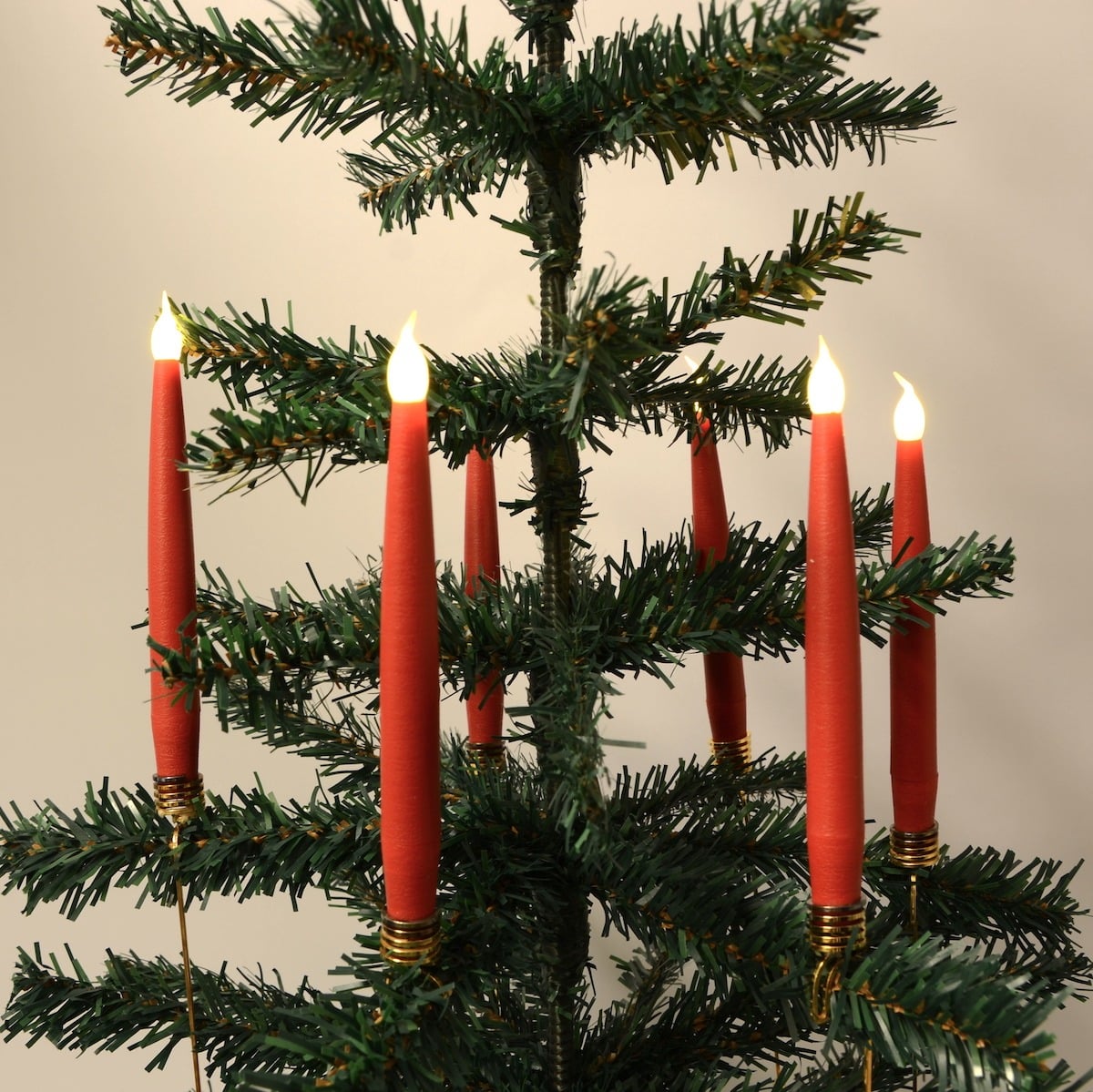 Kabellose LED-Weihnachtsbaumkerzen (20 Stk.) mit Fernbedienung und Befestigungsclips - passend für die meisten Kerzenhalter