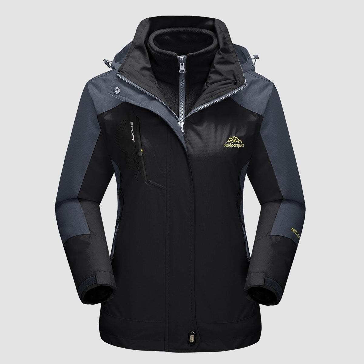 Vielseitige 3-in-1-Jacke: Perfekt für alle Wetterbedingungen