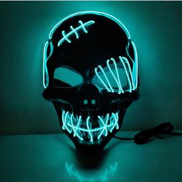 Leuchtende Horror-Vendetta-Maske