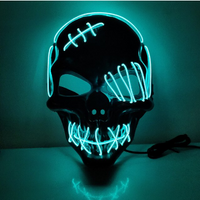 Leuchtende Horror-Vendetta-Maske