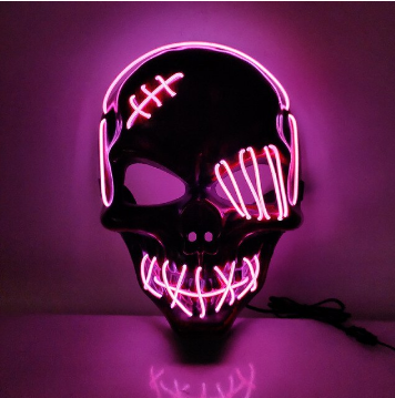 Leuchtende Horror-Vendetta-Maske