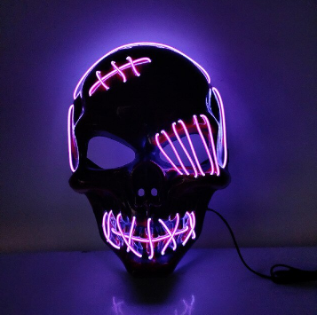Leuchtende Horror-Vendetta-Maske
