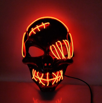 Leuchtende Horror-Vendetta-Maske