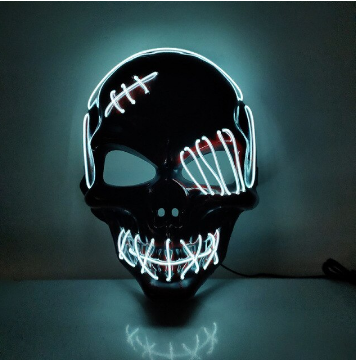 Leuchtende Horror-Vendetta-Maske