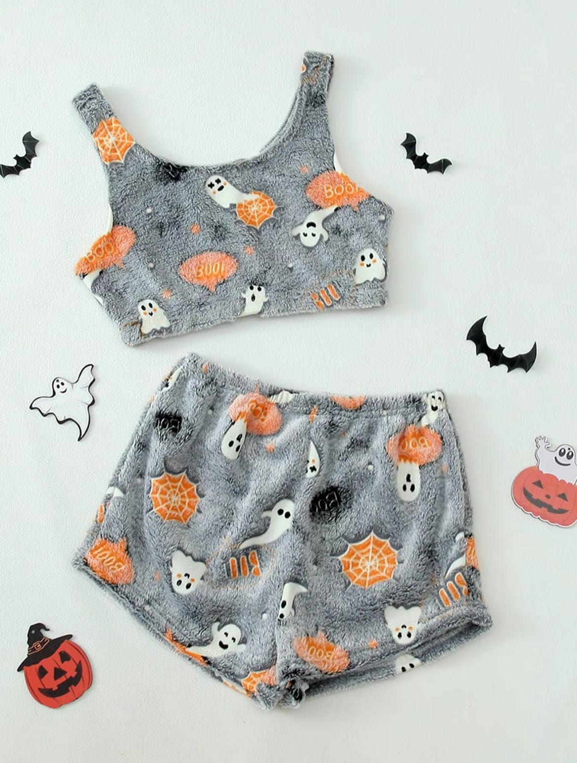 Leuchtendes gruseliges Pyjama-Set