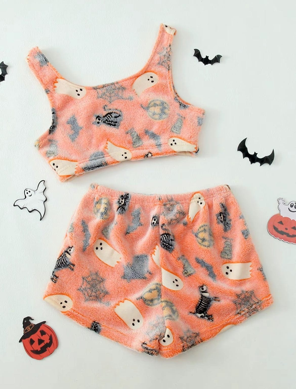 Leuchtendes gruseliges Pyjama-Set