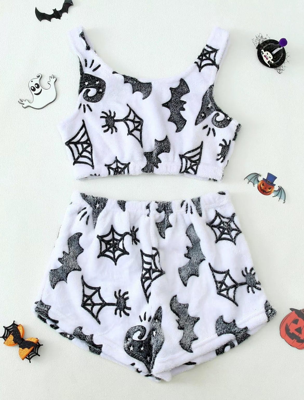 Leuchtendes gruseliges Pyjama-Set