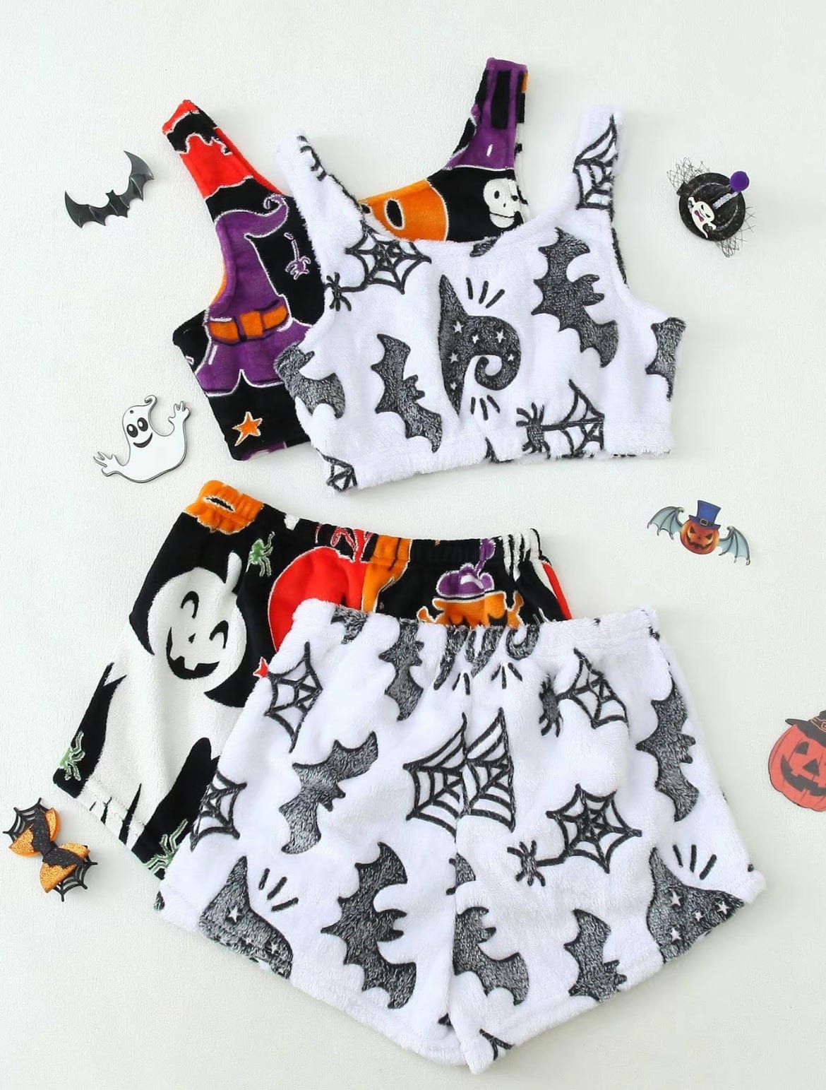 Leuchtendes gruseliges Pyjama-Set