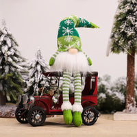 Leuchtendes Weihnachts-Plüschwichtel-Set – Nordische Tomte Weihnachtsdekoration mit langen Beinen