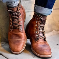 Vintage-Schnürstiefel für Herren