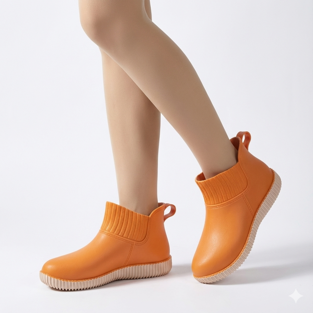Wasserdichte Stiefeletten-Gummistiefel