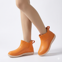 Wasserdichte Stiefeletten-Gummistiefel