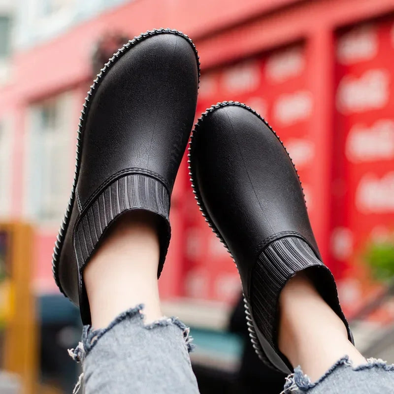 Wasserdichte Stiefeletten-Gummistiefel