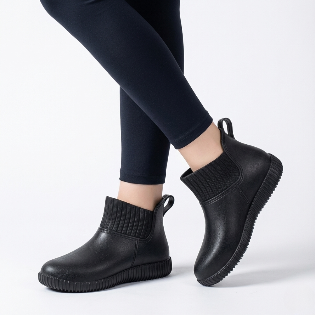 Wasserdichte Stiefeletten-Gummistiefel
