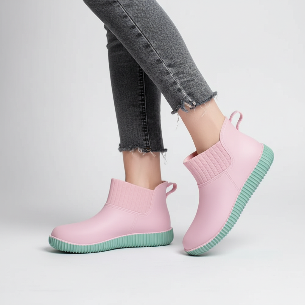 Wasserdichte Stiefeletten-Gummistiefel