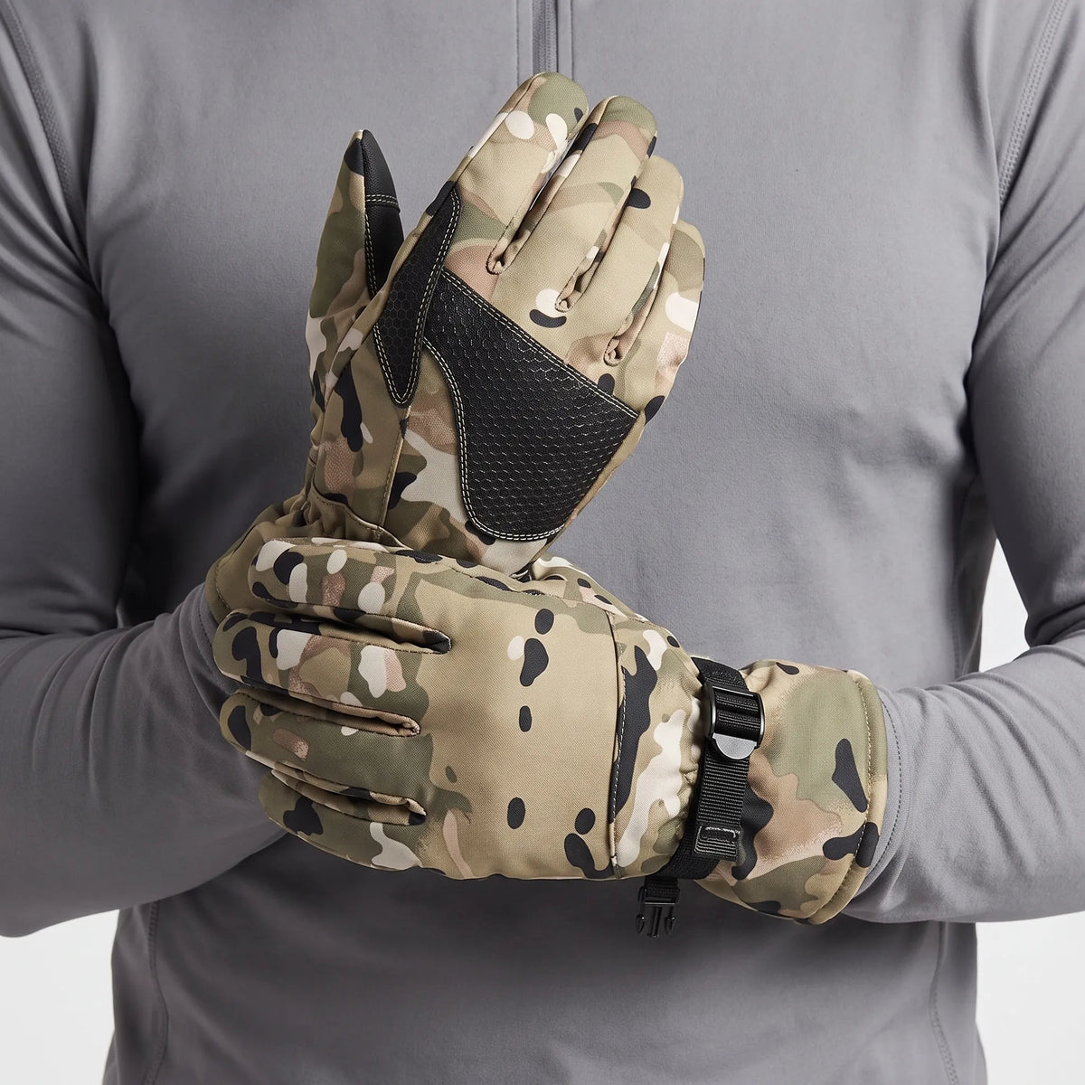 Wasserdichte und wärmeisolierte Winterskihandschuhe