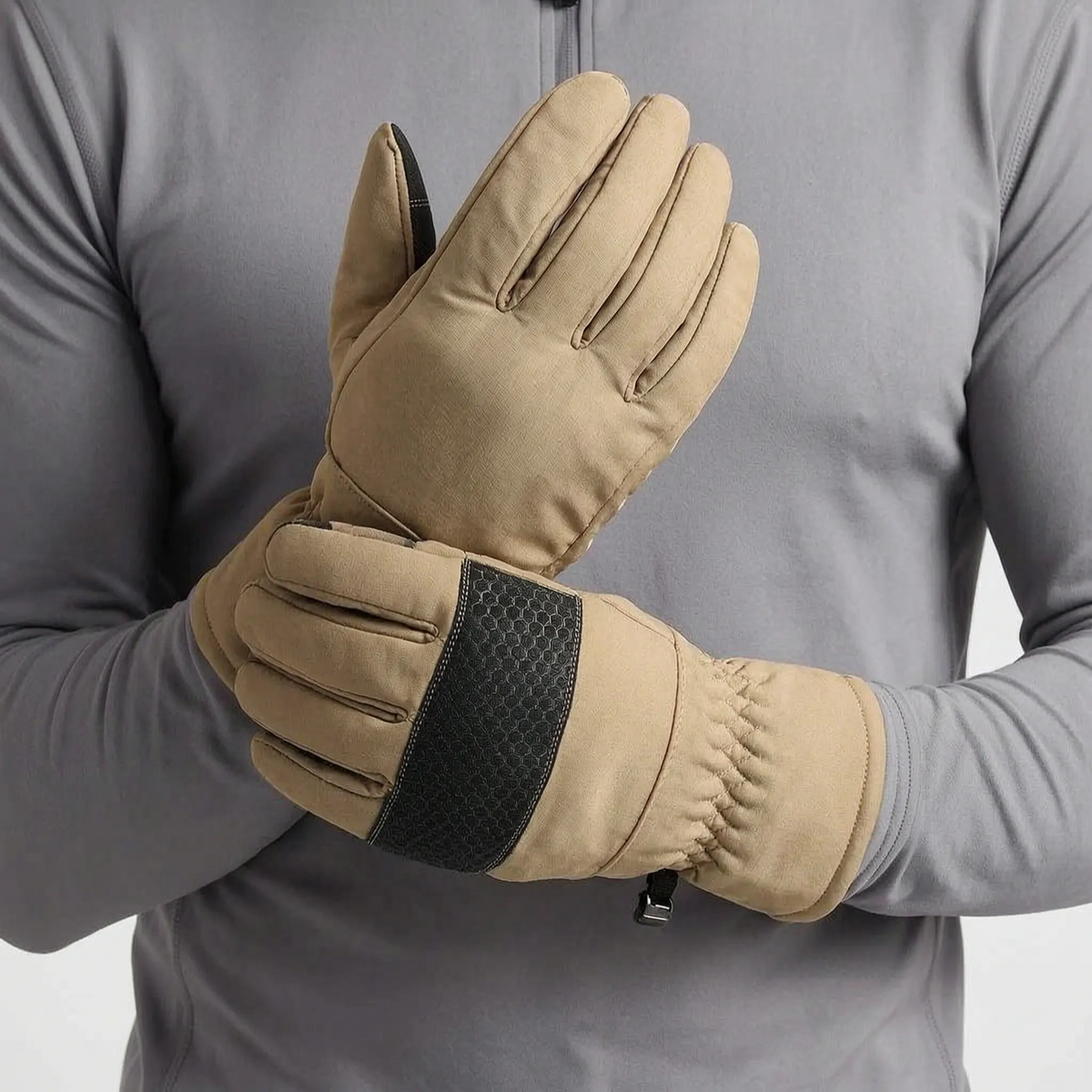 Wasserdichte und wärmeisolierte Winterskihandschuhe