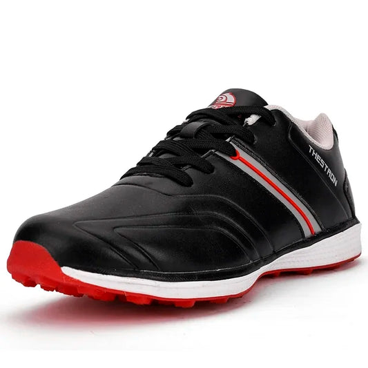 Wasserdichte Herren-Golfschuhe mit Spikes für hervorragenden Halt