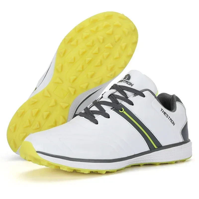 Wasserdichte Herren-Golfschuhe mit Spikes für hervorragenden Halt