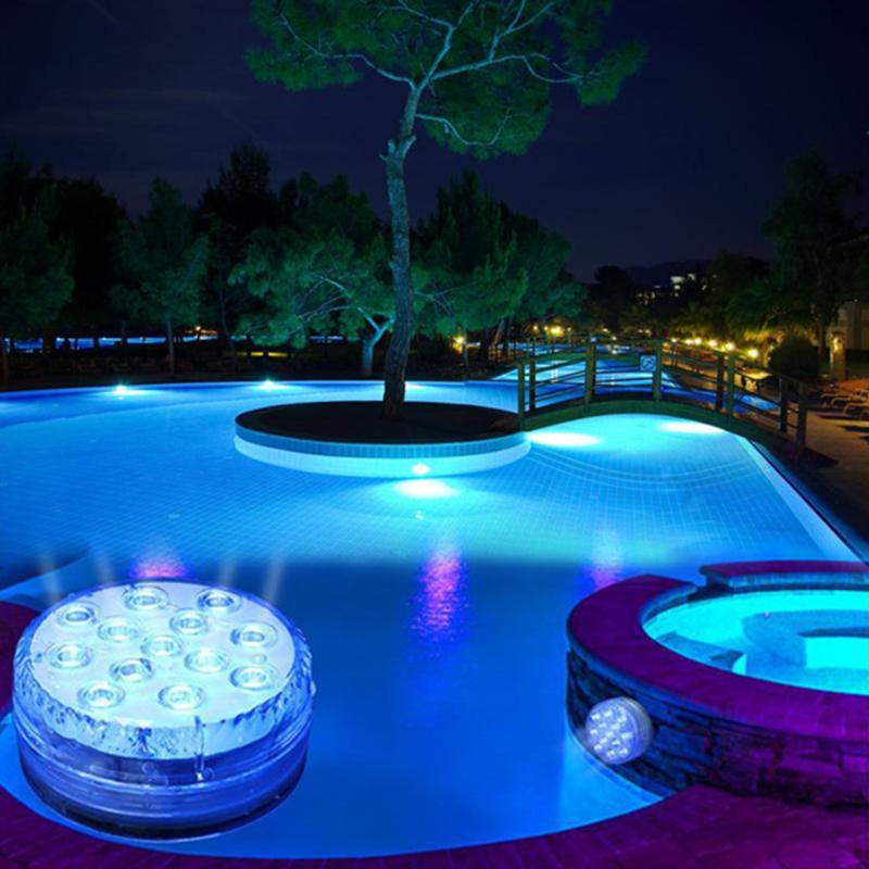 Wasserdichte LED-Unterwasserlampe mit Fernbedienung
