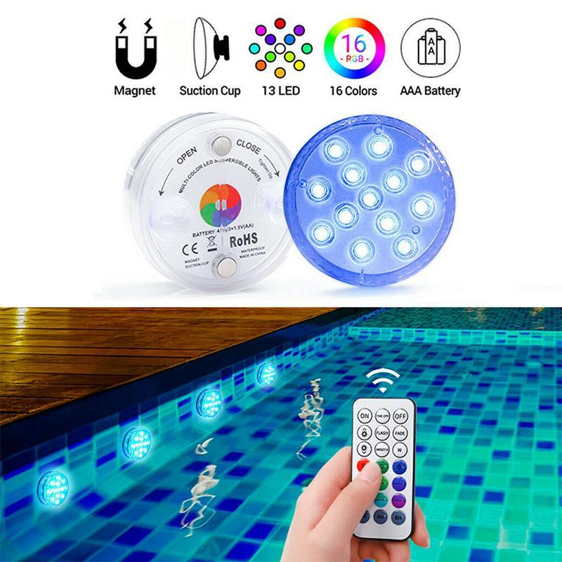Wasserdichte LED-Lampe mit magnetischer Befestigung und Fernbedienung